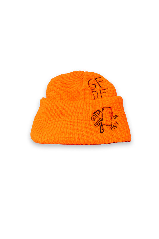 Orange Ski Mask
