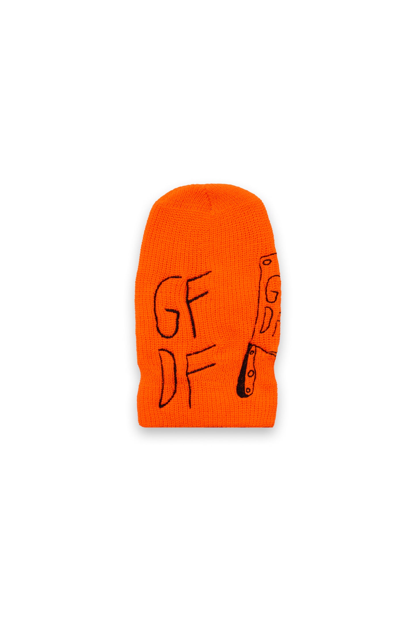 Orange Ski Mask