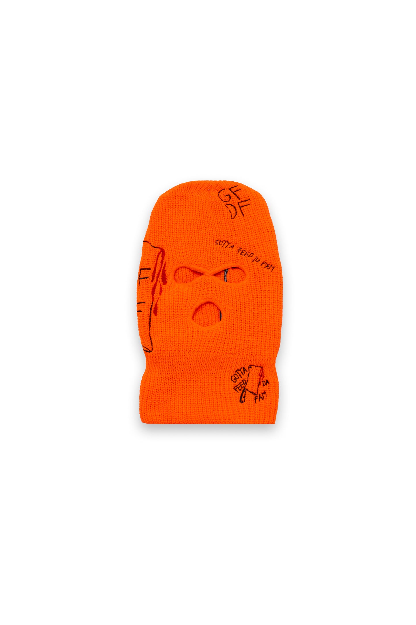 Orange Ski Mask