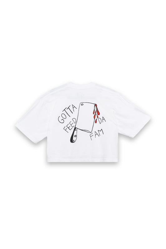 White Women’s Crop Tee