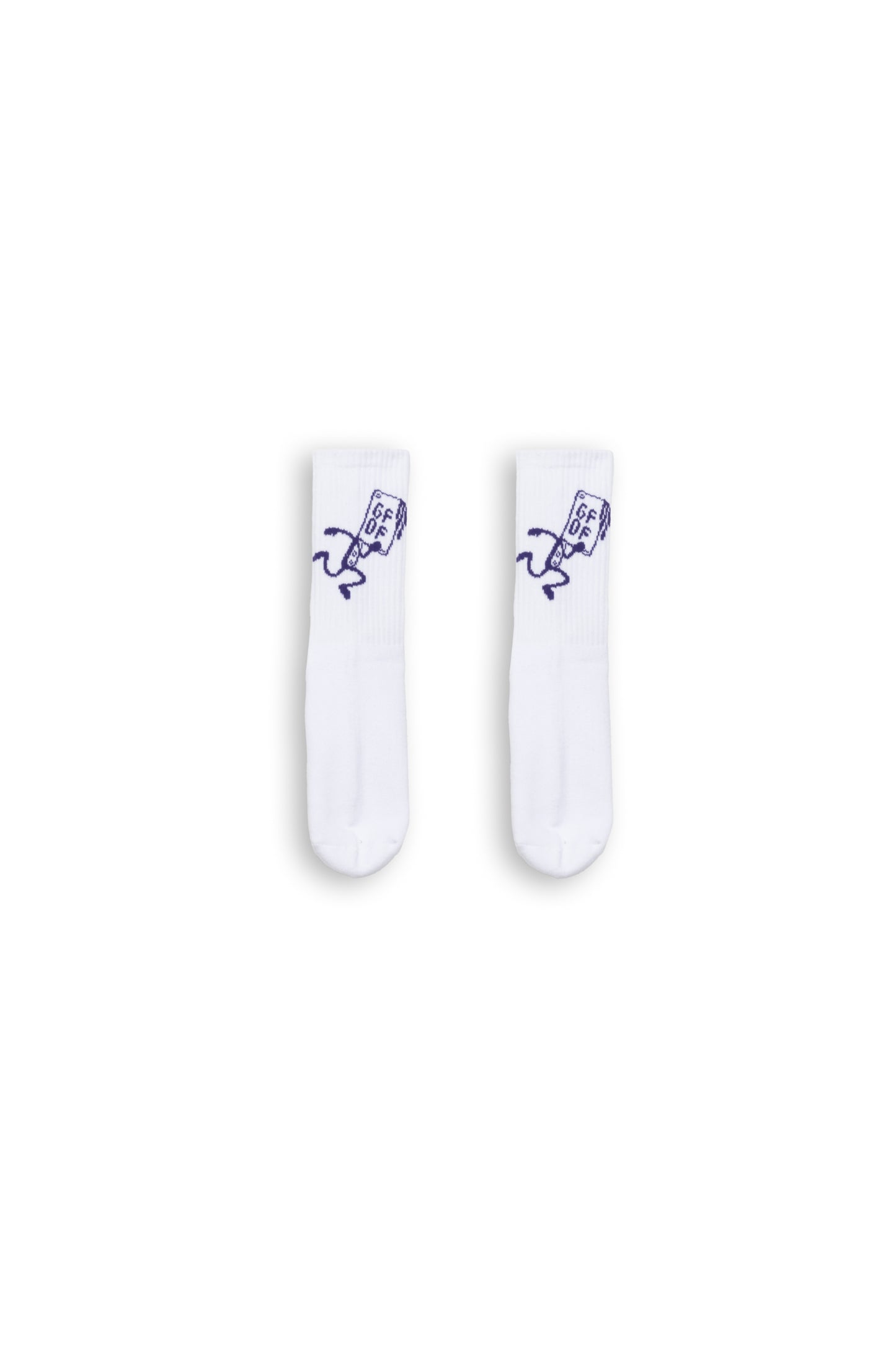 RunnMobb Running Sock White