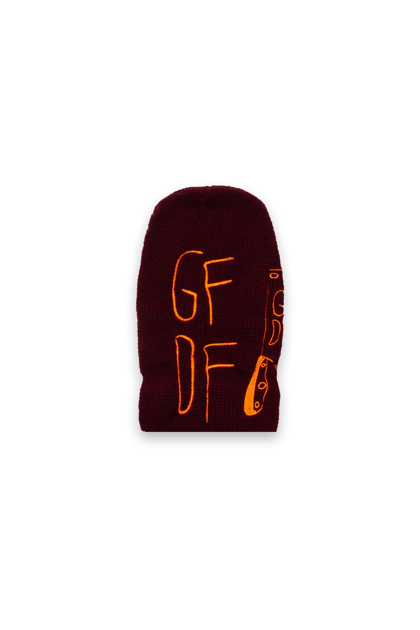Burgundy Ski Mask