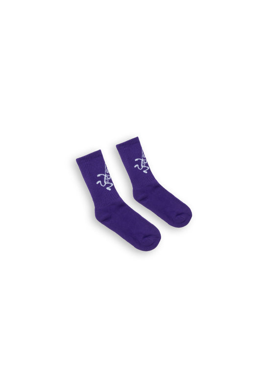 RunnMobb Running Sock Purple